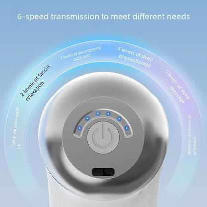 9-in-1 Electric Massage Gun Relieve Muscle Pain in Minutes — Anytime, Anywhere