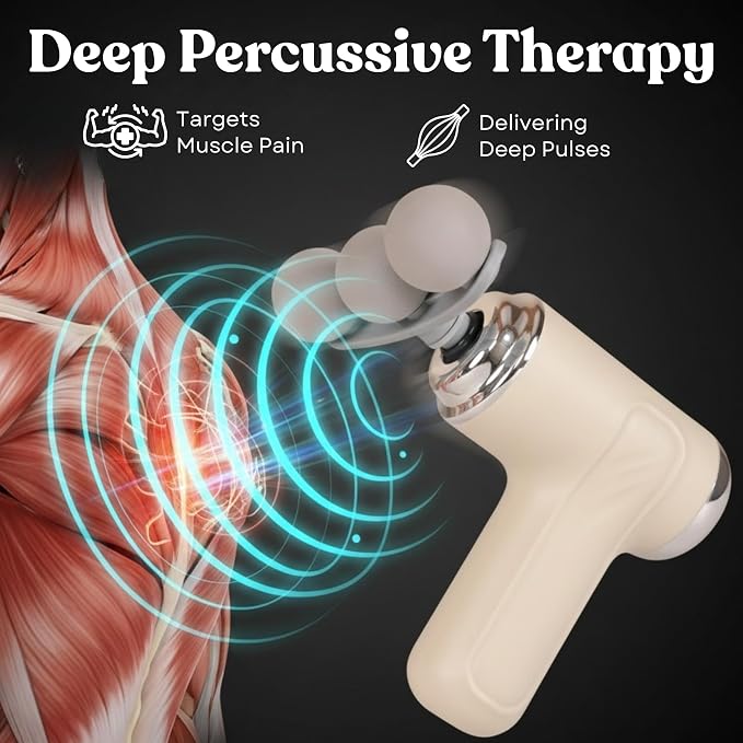 9-in-1 Electric Massage Gun Relieve Muscle Pain in Minutes — Anytime, Anywhere