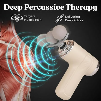 9-in-1 Electric Massage Gun Relieve Muscle Pain in Minutes — Anytime, Anywhere